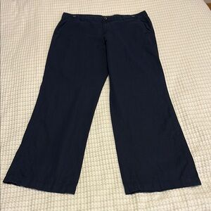Banana Republic Factory Navy Blue Straight Leg Pants